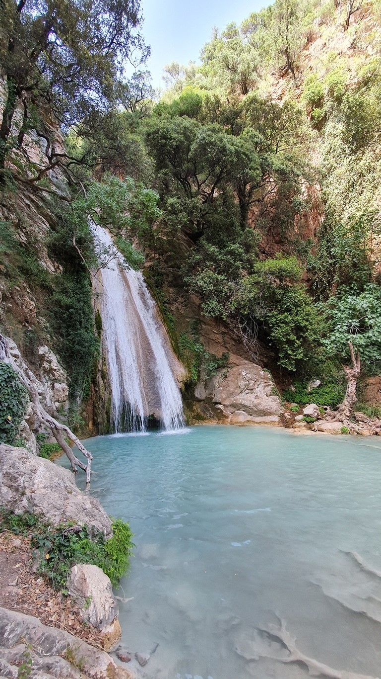 Wasserfall am Westpeloponnes im Juni 2021